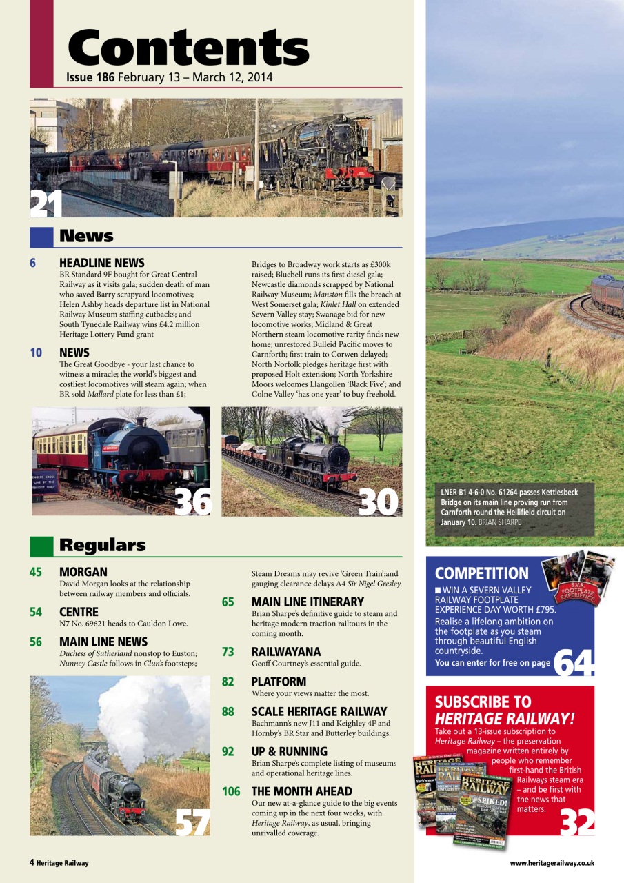 Heritage Railway Preview Pages