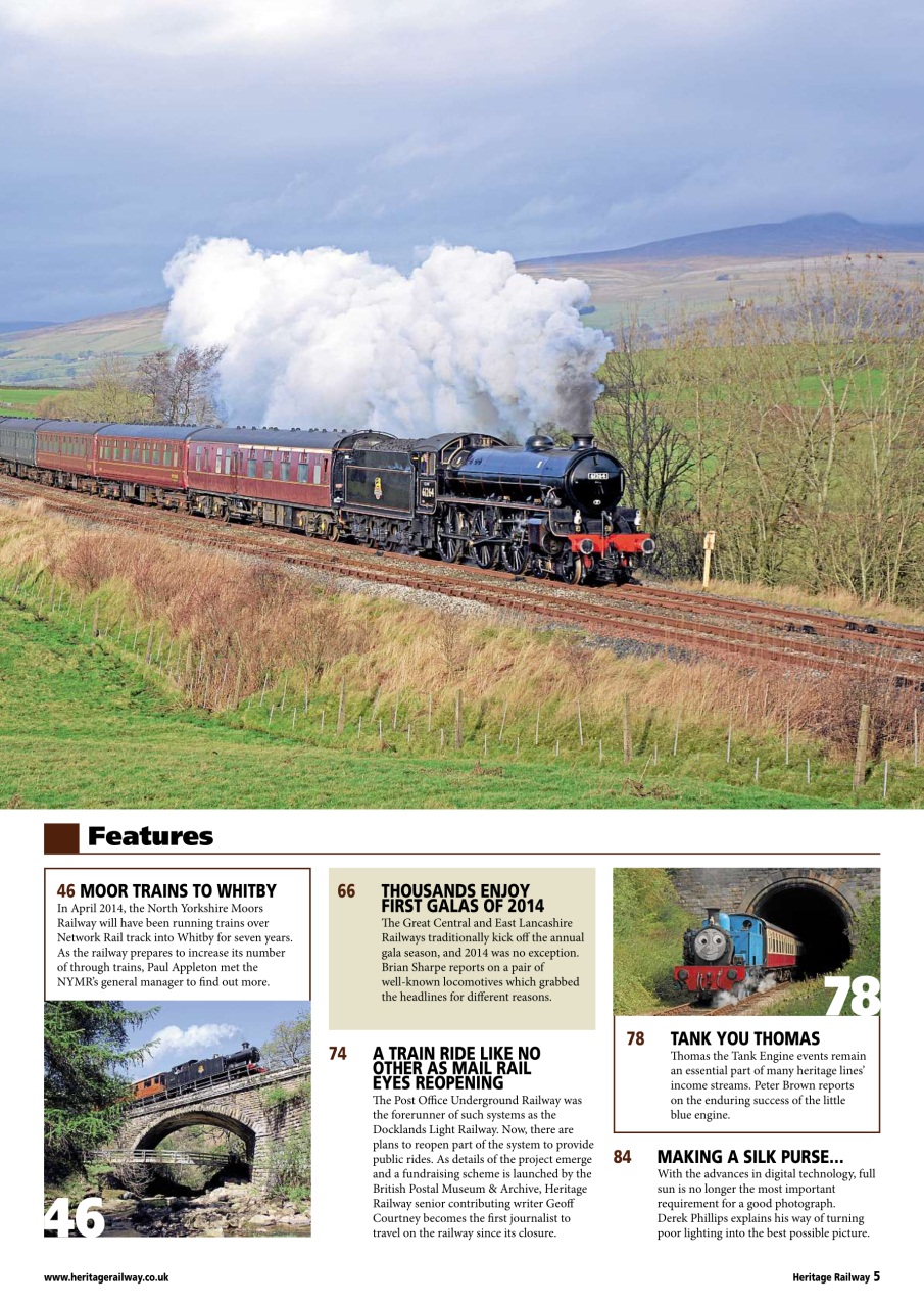 Heritage Railway Preview Pages