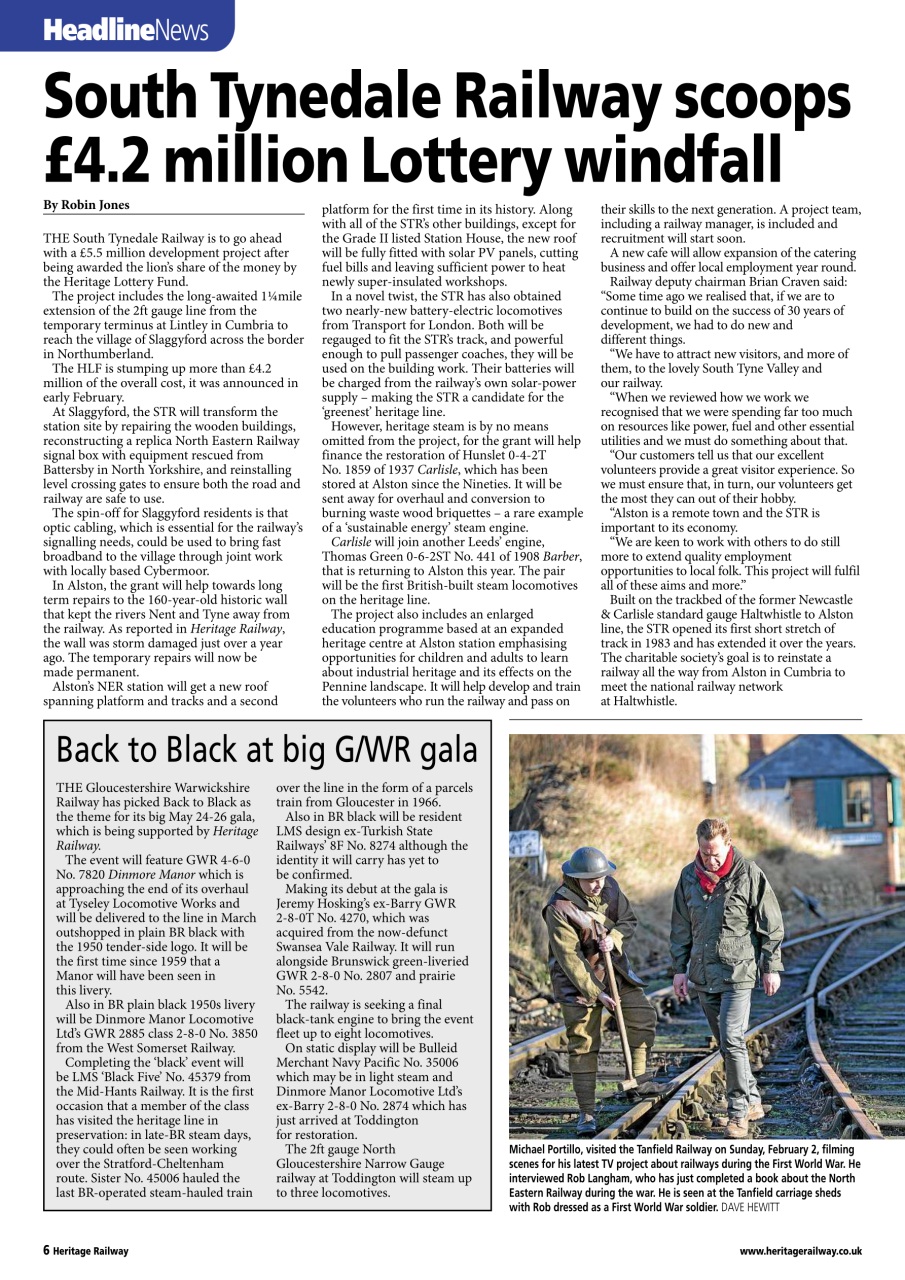 Heritage Railway Preview Pages