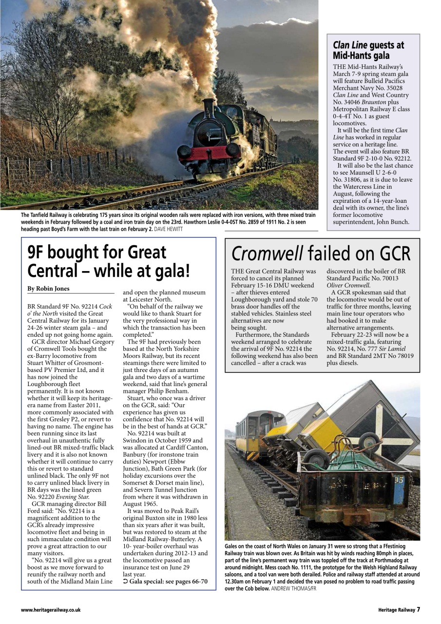 Heritage Railway Preview Pages