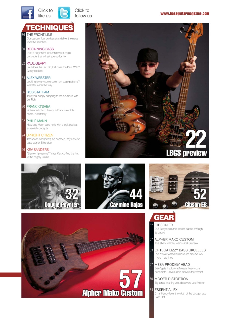 Bass Player UK Preview Pages