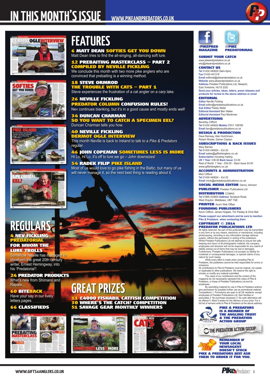 Pike & Predators Preview Pages