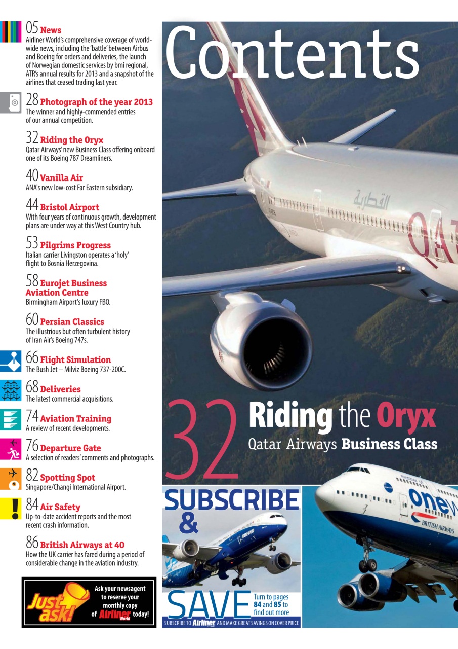 Airliner World Preview Pages