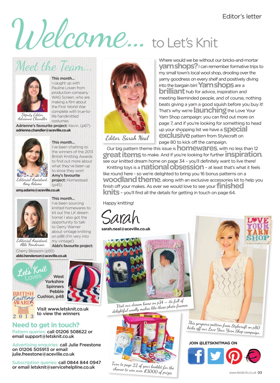 Let's Knit Preview Pages