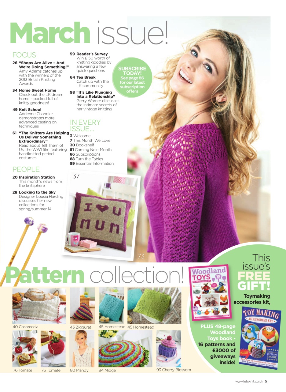 Let's Knit Preview Pages