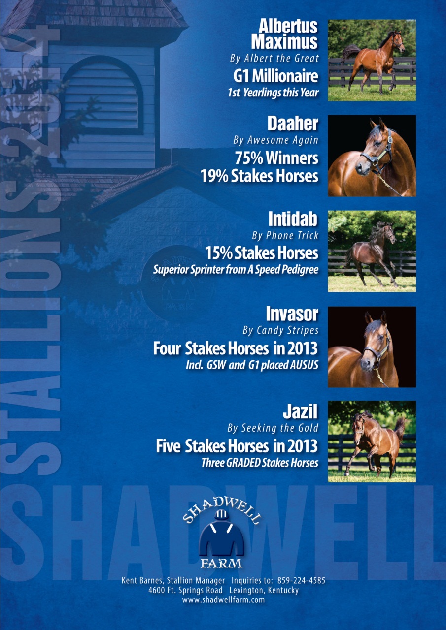 North American Trainer Magazine - horse racing Preview Pages