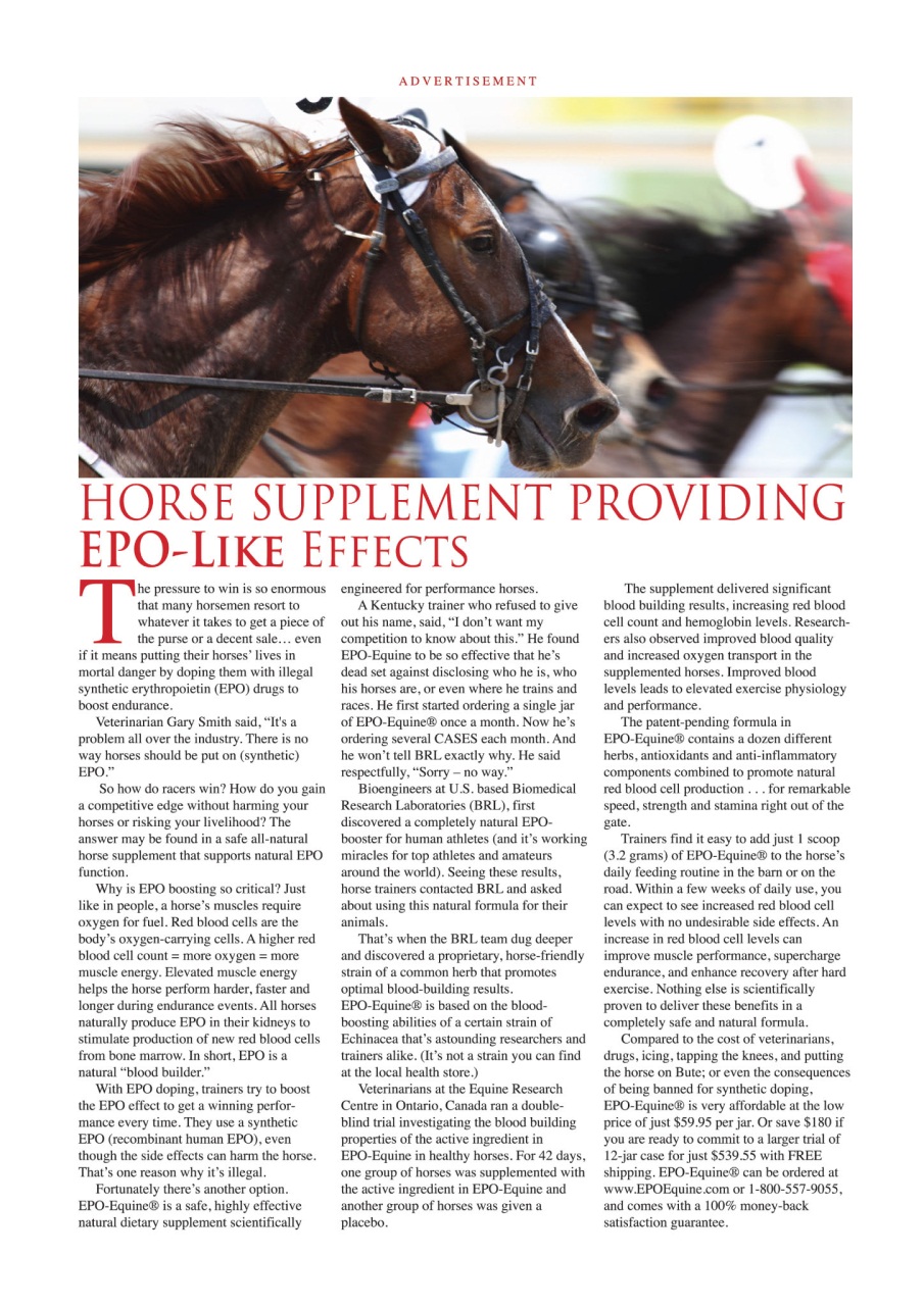 North American Trainer Magazine - horse racing Preview Pages