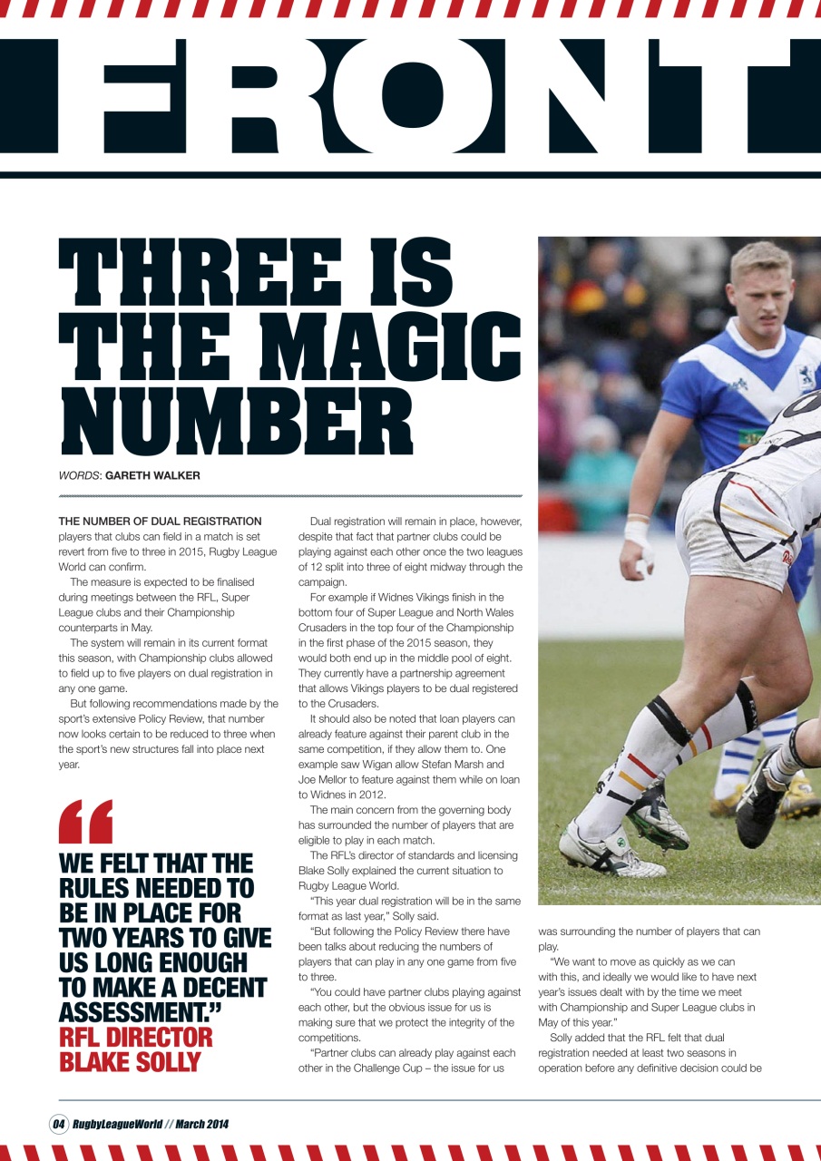 Rugby League World Preview Pages