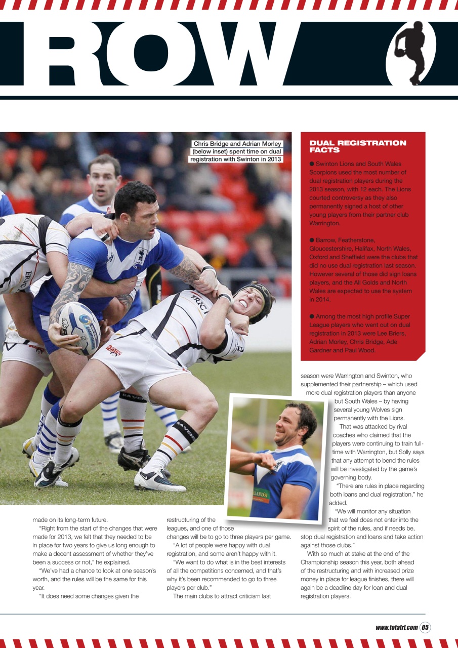 Rugby League World Preview Pages