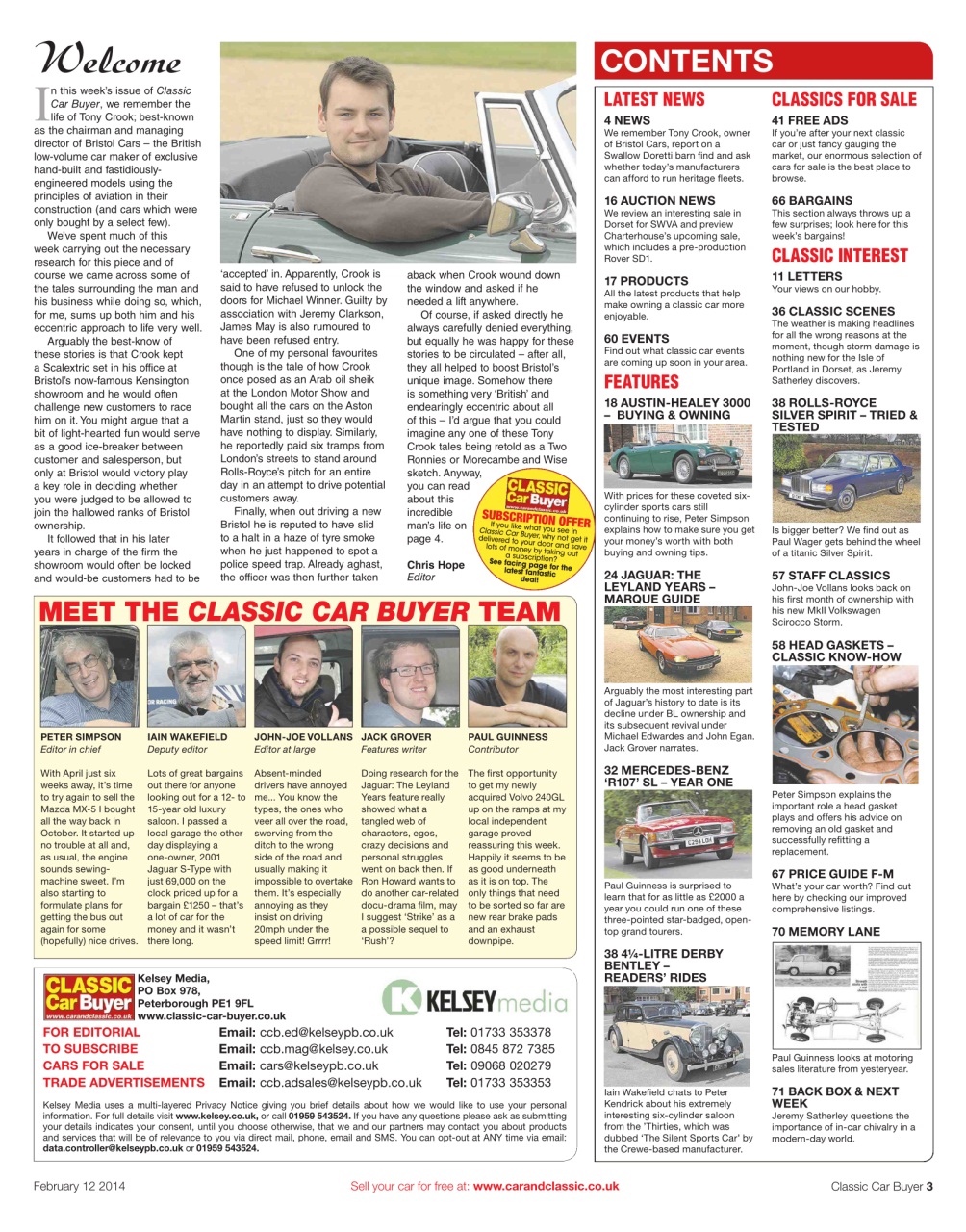 Classic Car Buyer Preview Pages