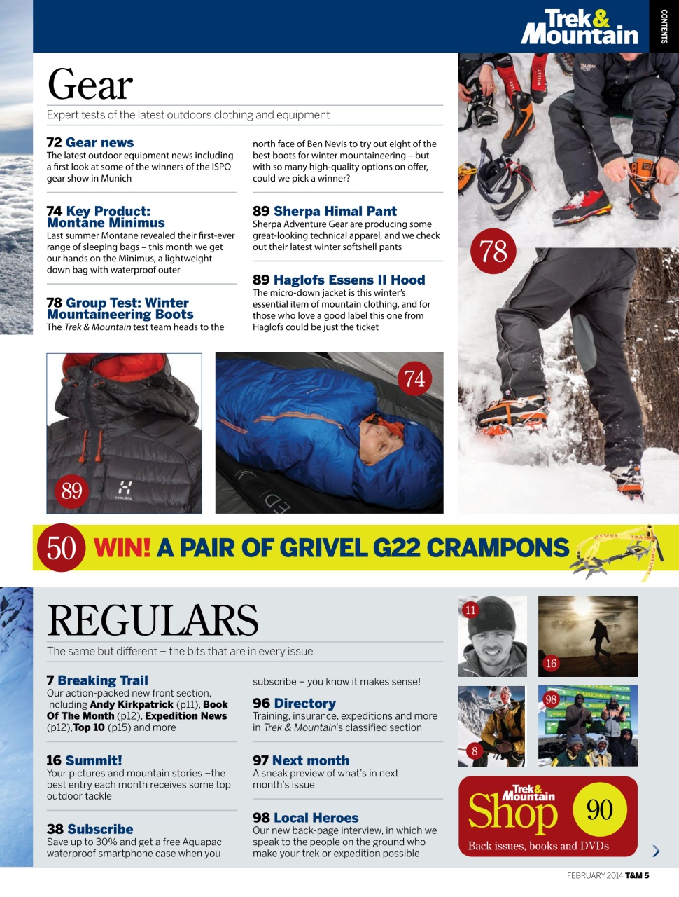 Trek & Mountain Magazine Preview Pages