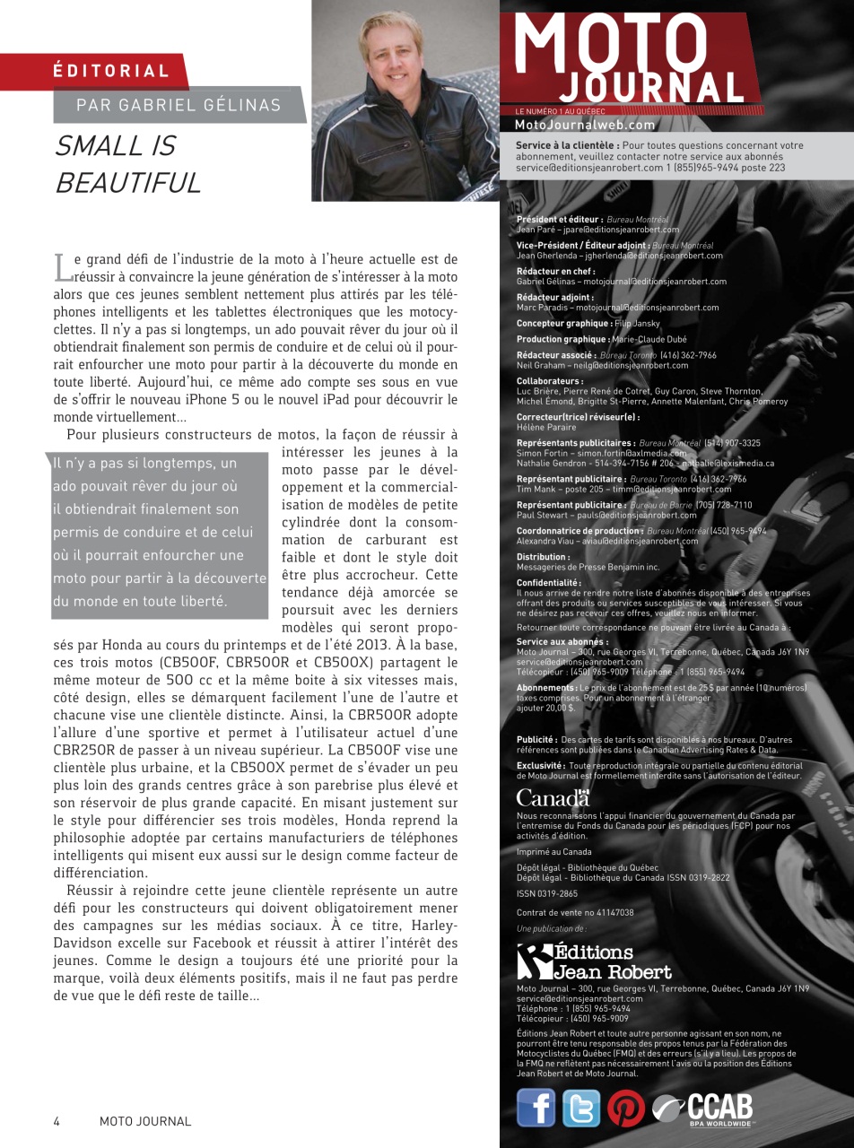 Moto Journal Preview Pages