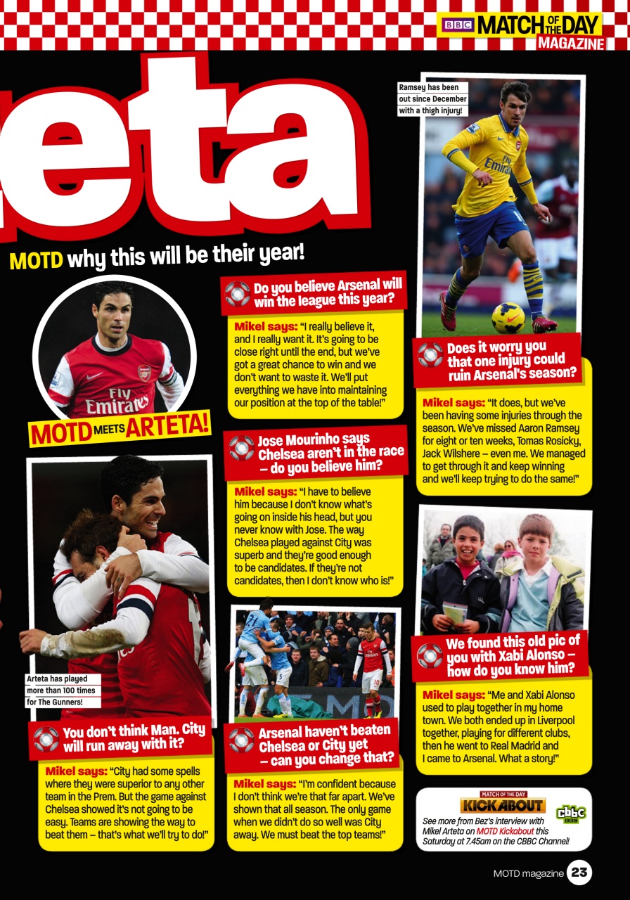 Match of the Day Preview Pages