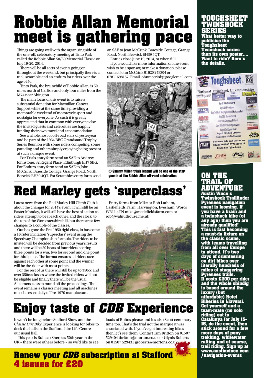 Classic Dirt Bike Preview Pages