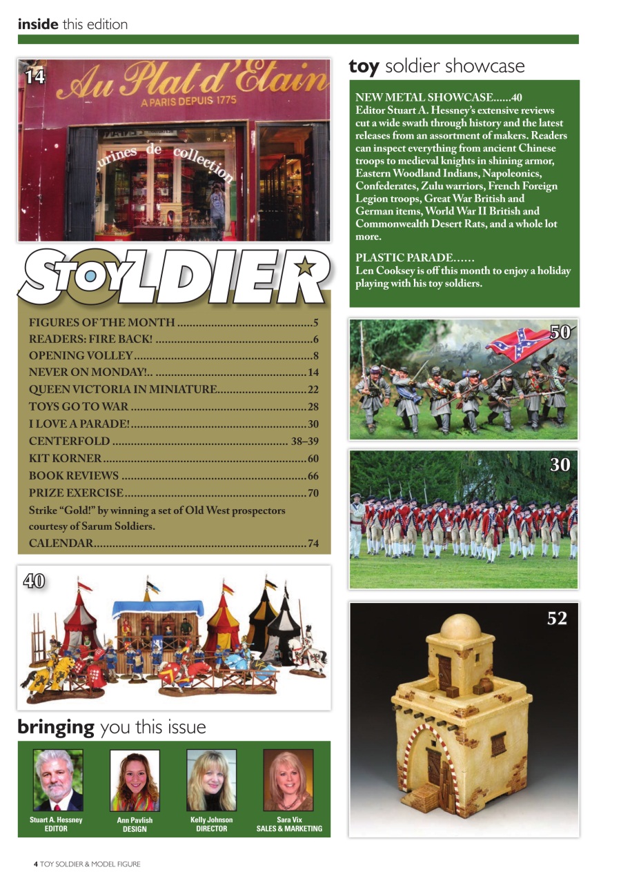 Toy Soldier & Model Figure Preview Pages