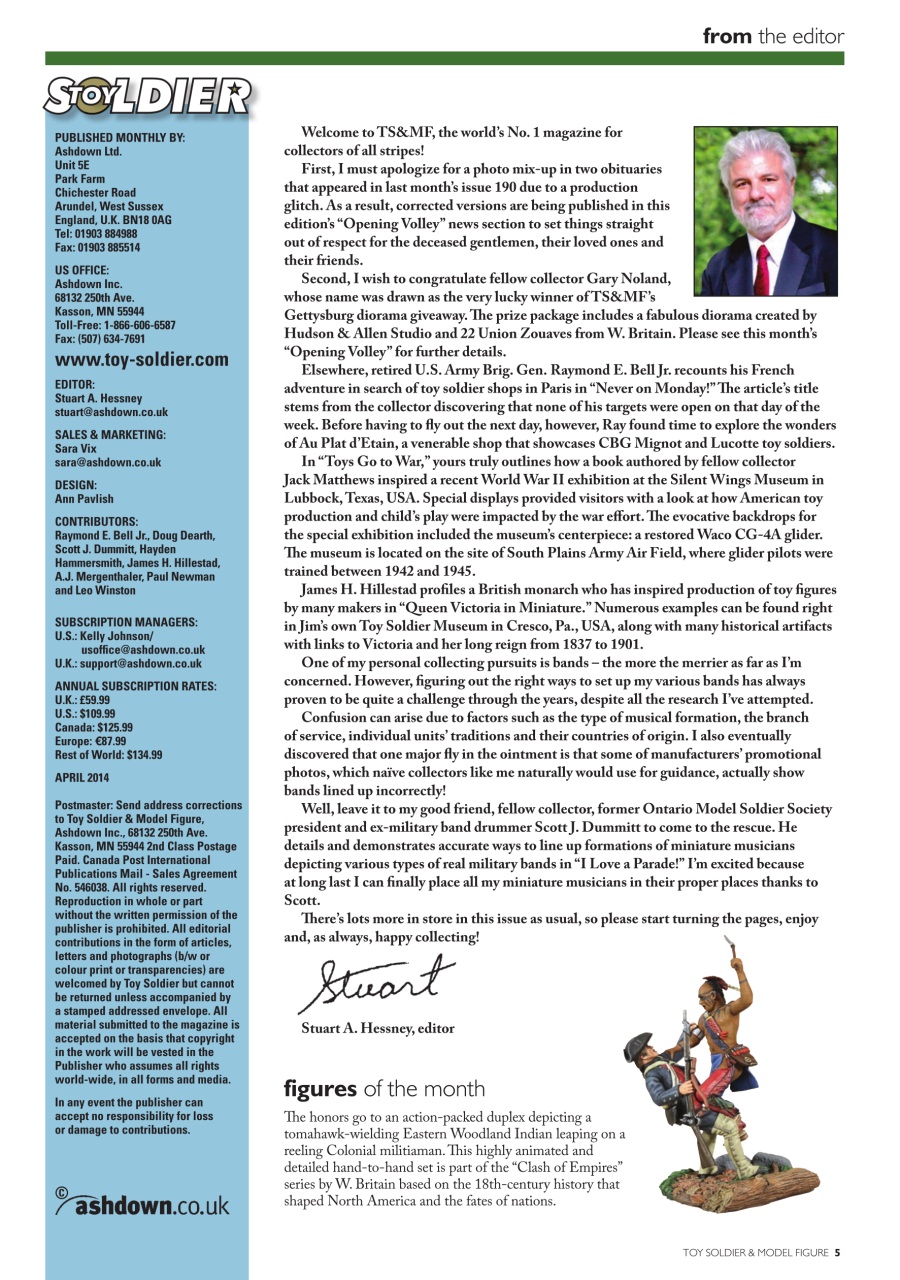 Toy Soldier & Model Figure Preview Pages