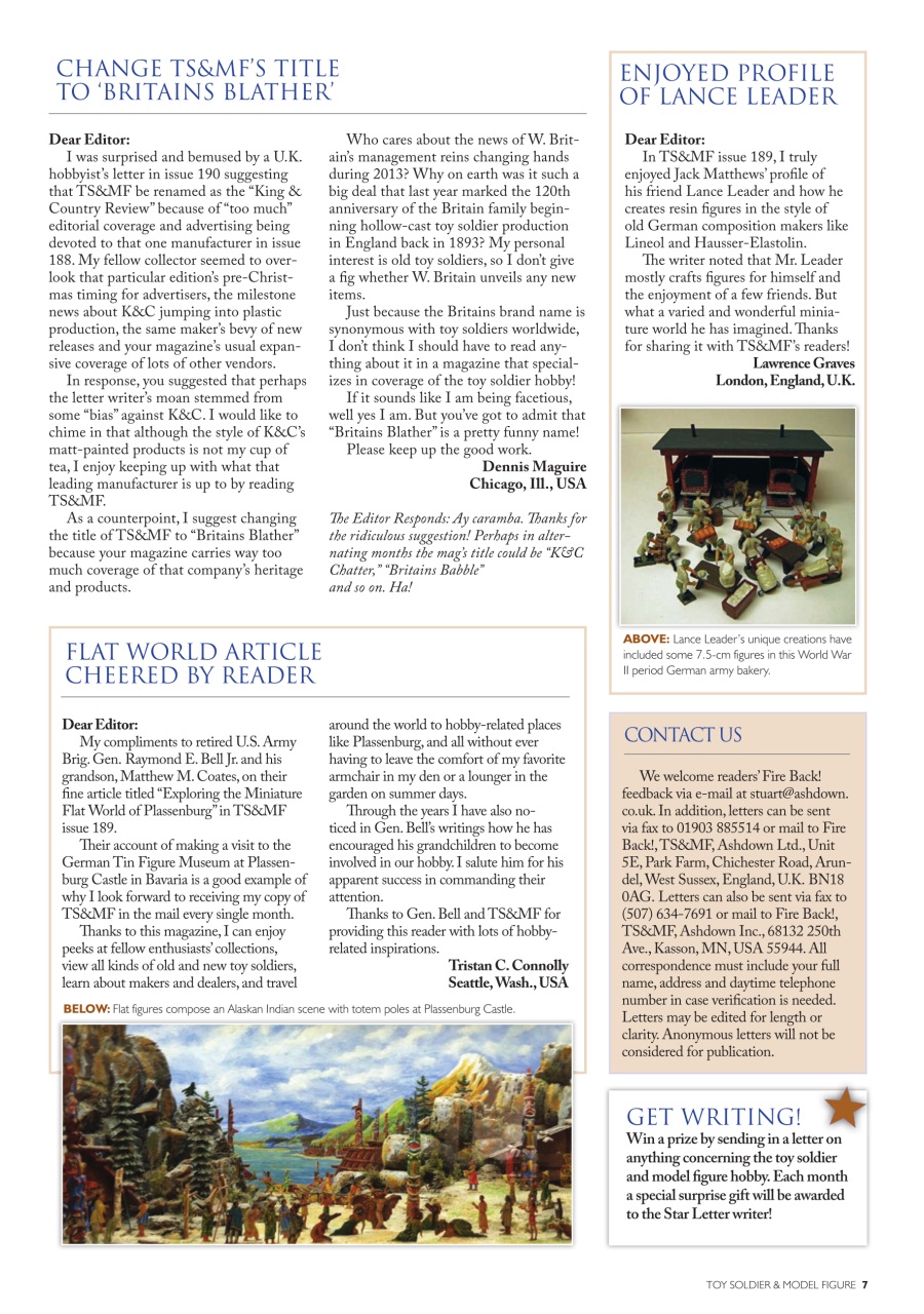 Toy Soldier & Model Figure Preview Pages