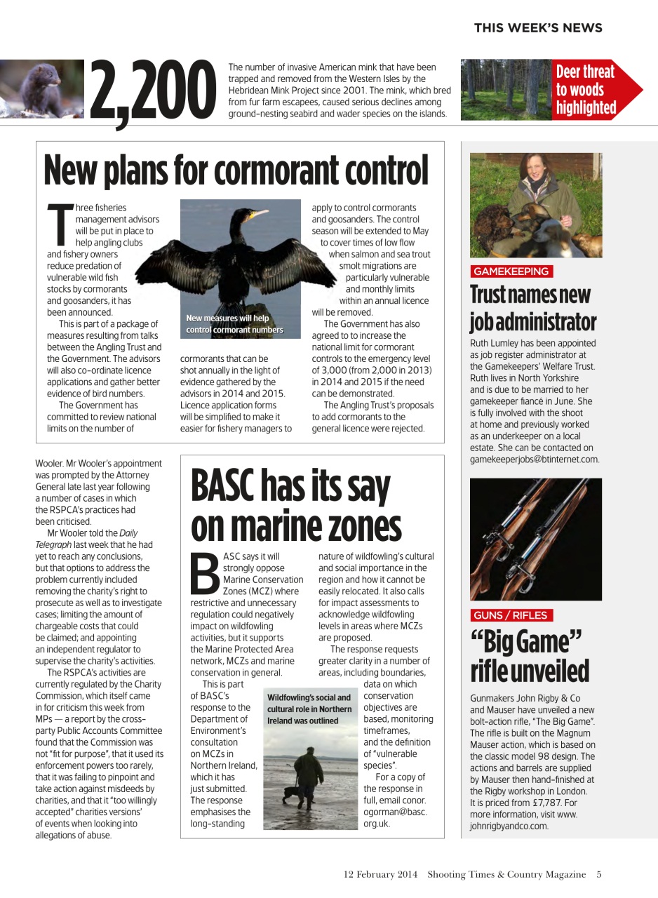 Shooting Times & Country Preview Pages