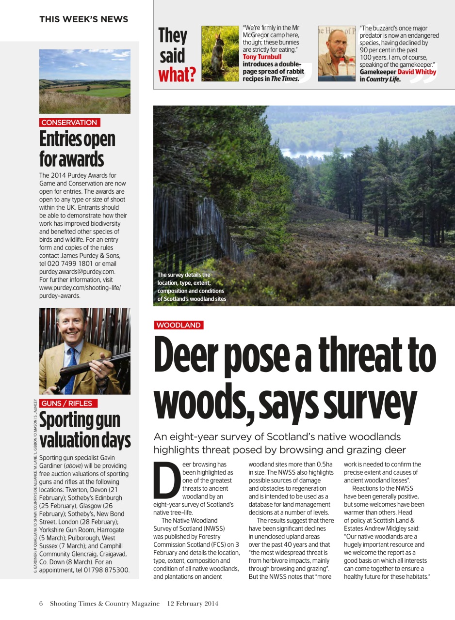 Shooting Times & Country Preview Pages