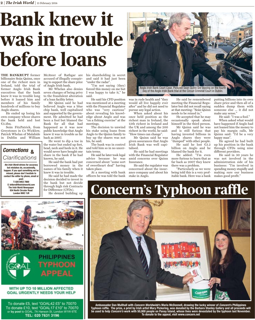 Irish World Preview Pages