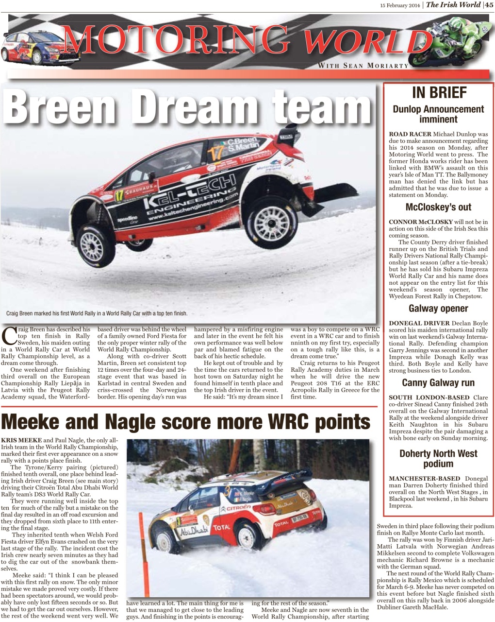 Irish World Preview Pages