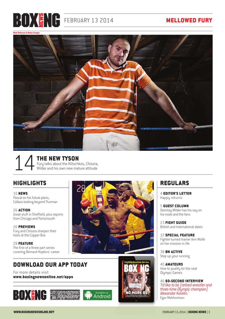 Boxing News Preview Pages