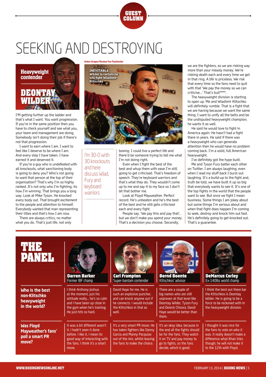 Boxing News Preview Pages