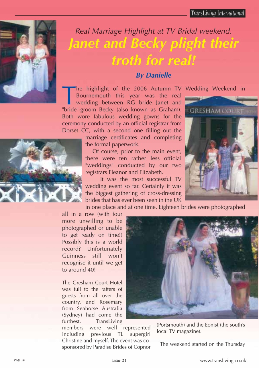 Transliving Magazine Preview Pages