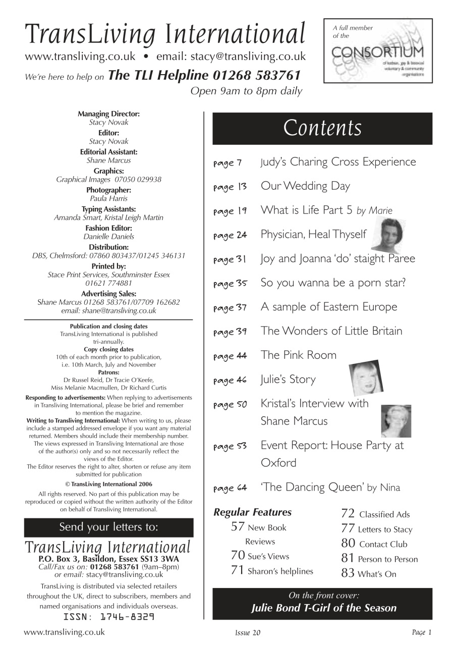 Transliving Magazine Preview Pages