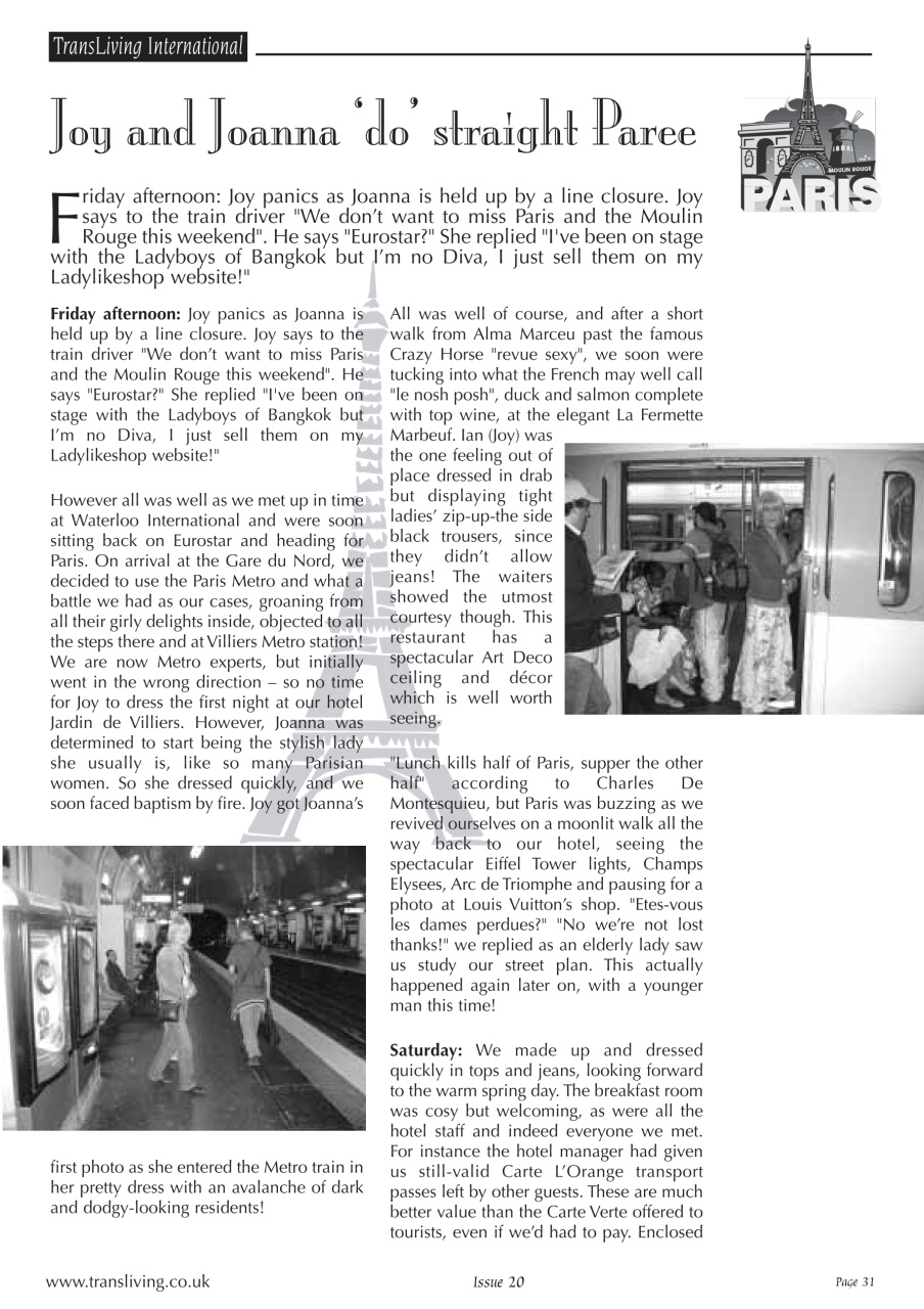 Transliving Magazine Preview Pages