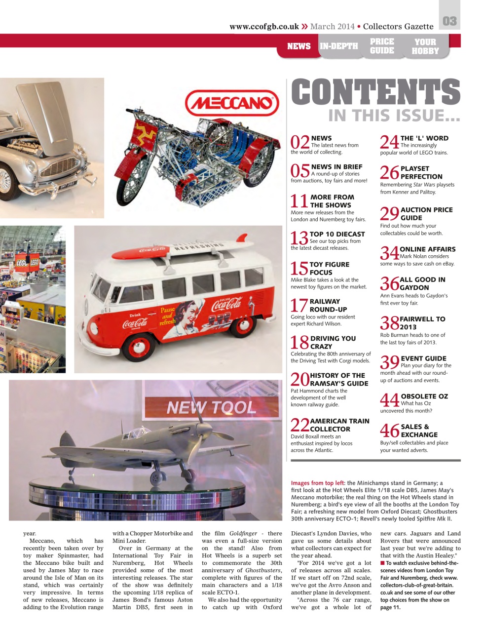 Collectors Gazette Preview Pages