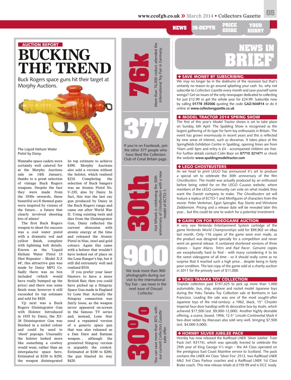 Collectors Gazette Preview Pages