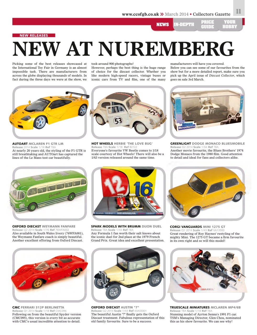 Collectors Gazette Preview Pages