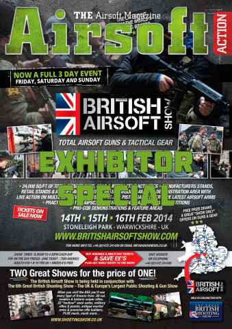 Airsoft Action issue FREE British Airsoft Show Exhibitor Special