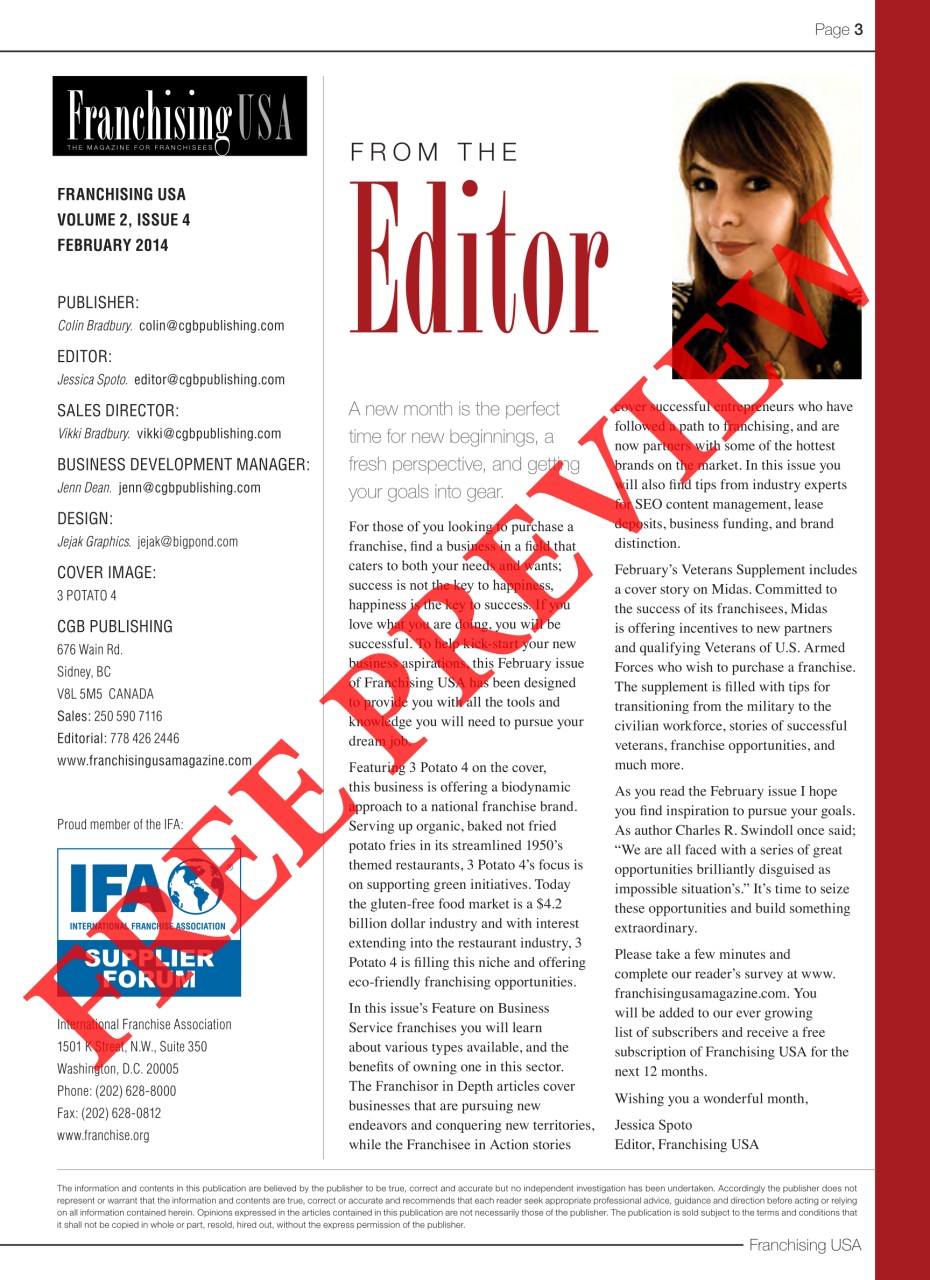 Franchising USA Preview Pages