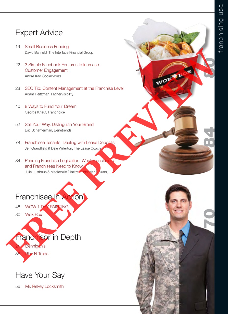 Franchising USA Preview Pages
