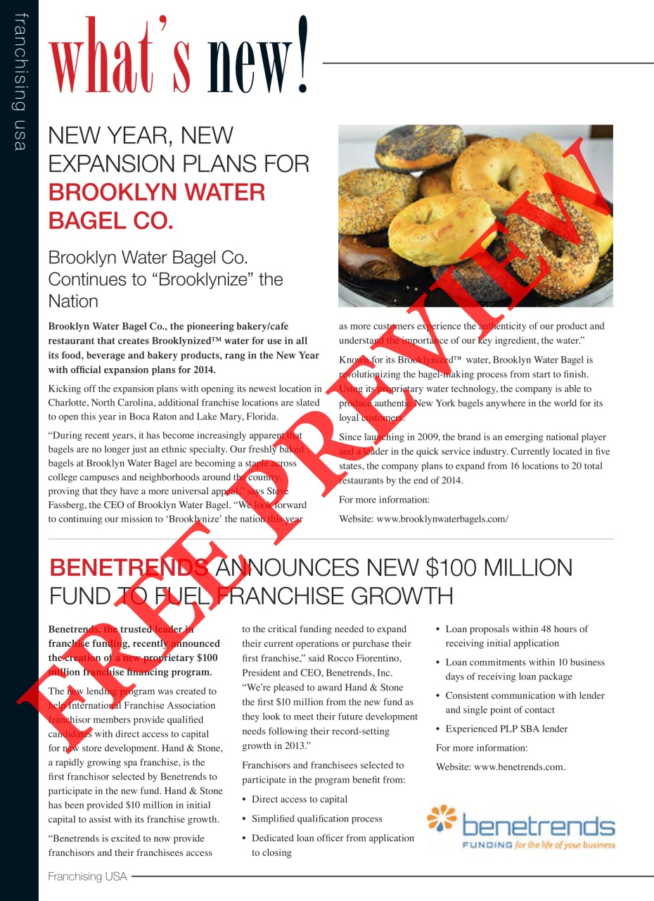 Franchising USA Preview Pages