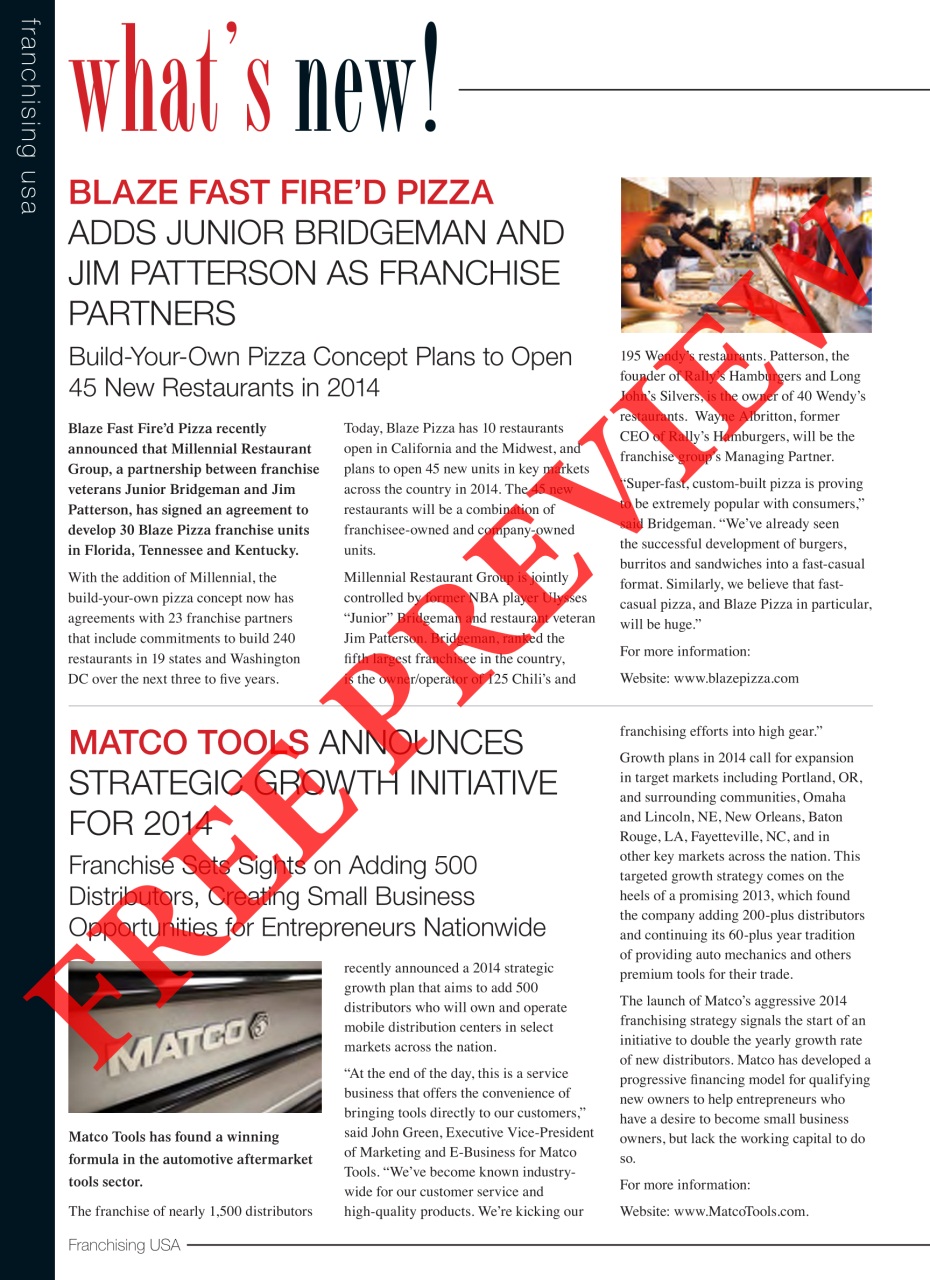 Franchising USA Preview Pages