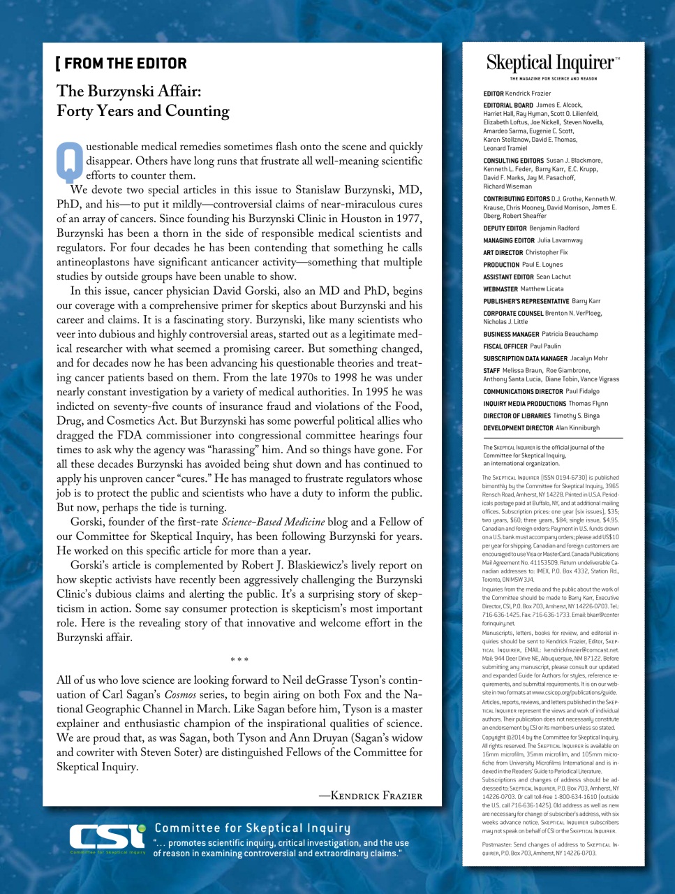 Skeptical Inquirer Preview Pages