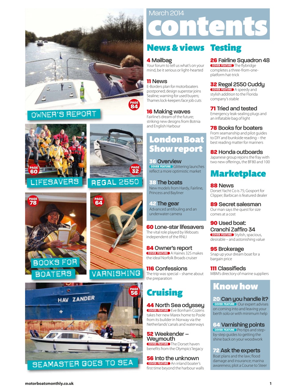 Motor Boats Monthly Preview Pages