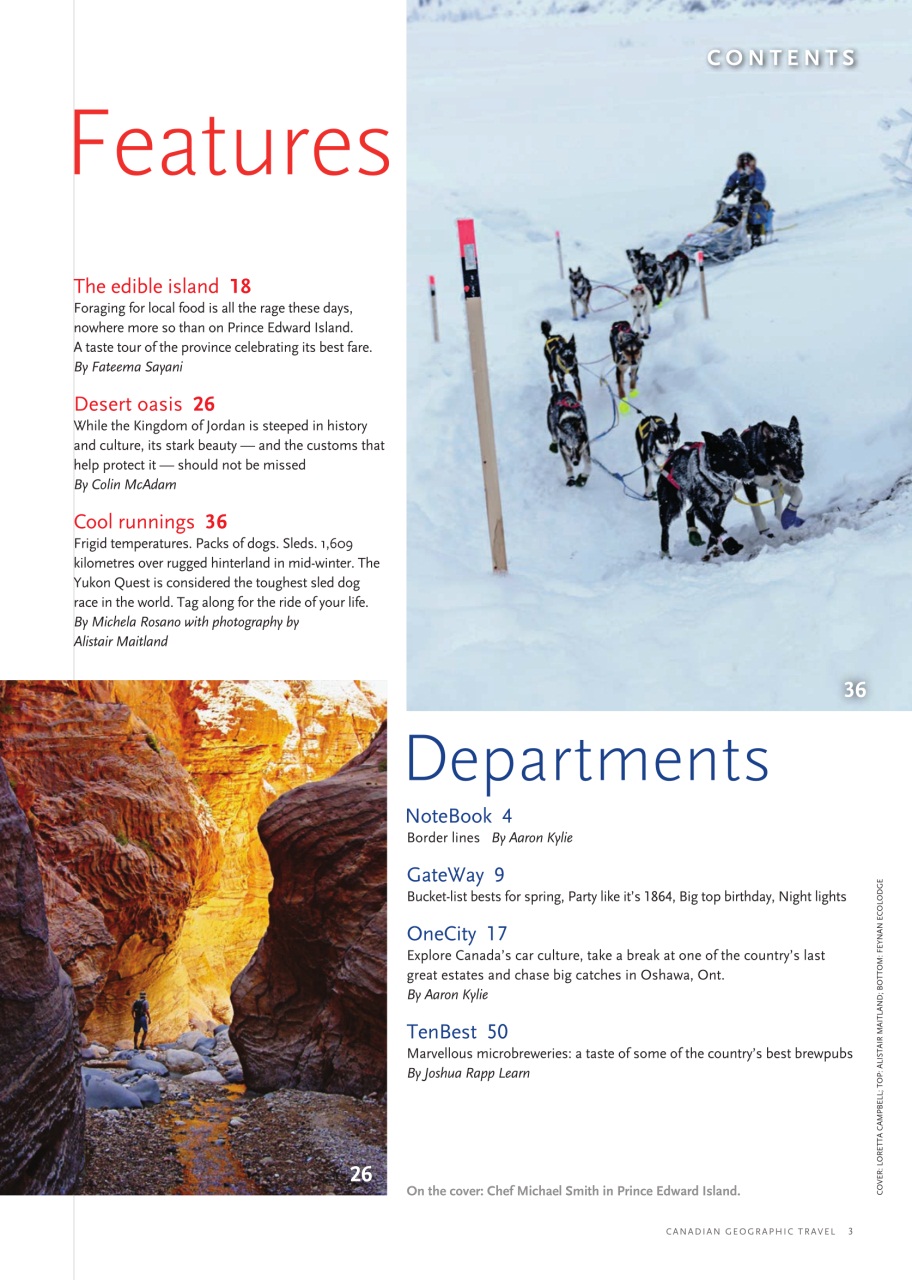 Canadian Geographic Preview Pages