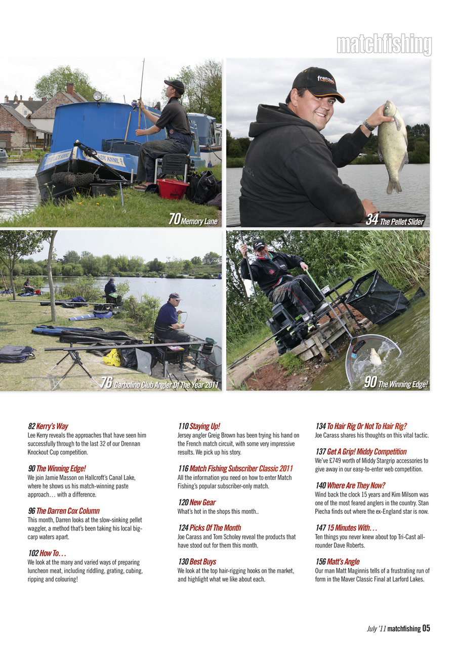 Match Fishing Preview Pages