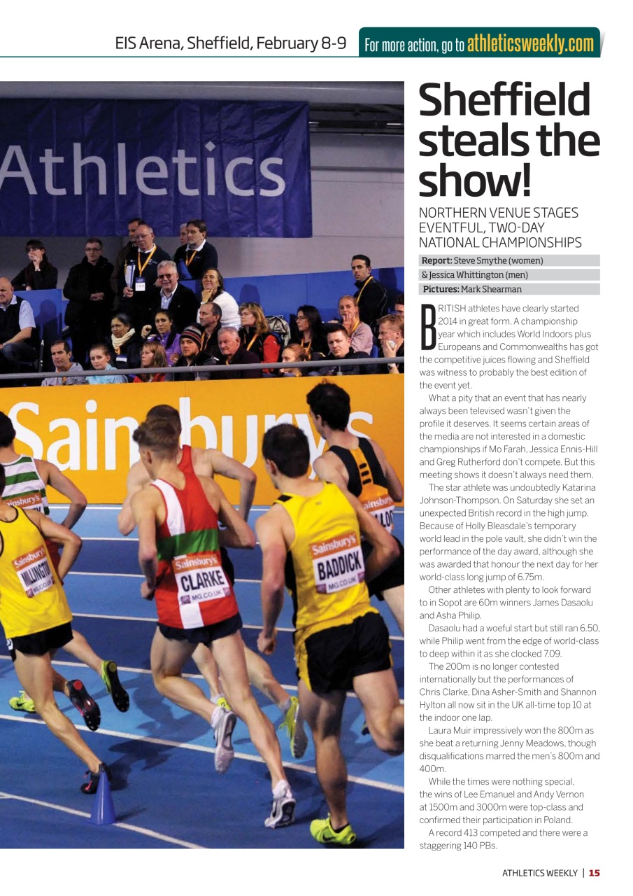 AW – Athletics Weekly Magazine Preview Pages
