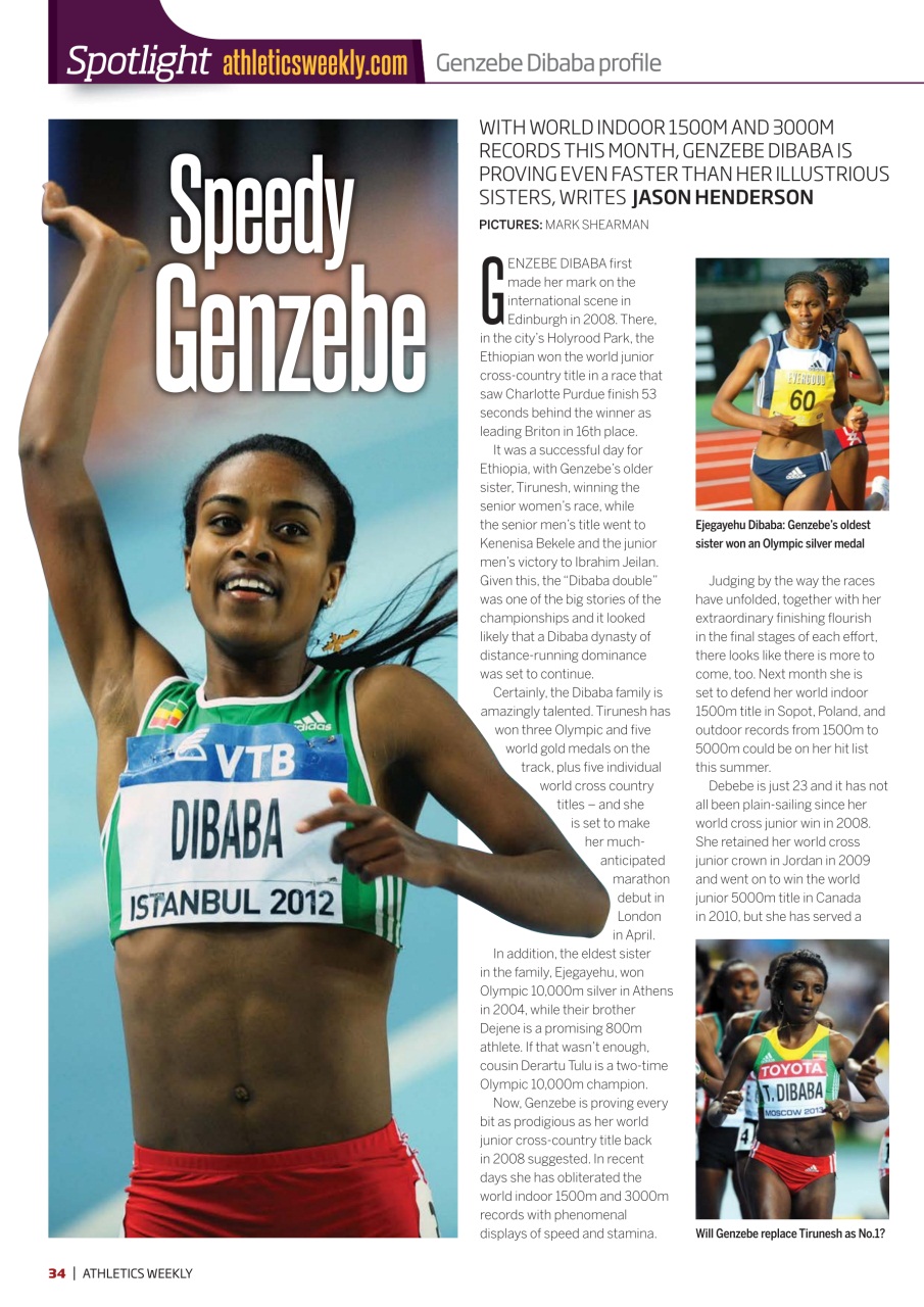 AW – Athletics Weekly Magazine Preview Pages