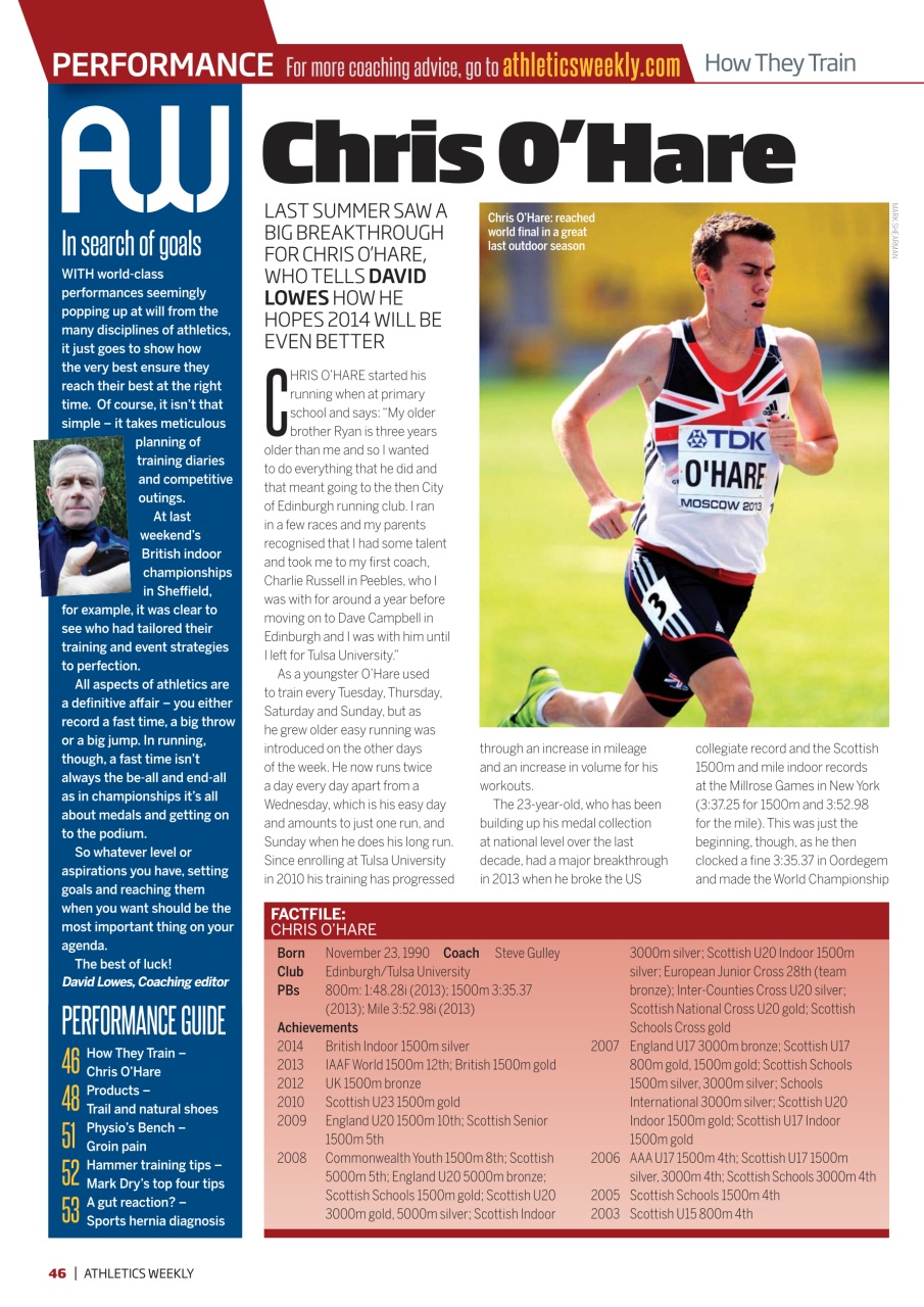 AW – Athletics Weekly Magazine Preview Pages