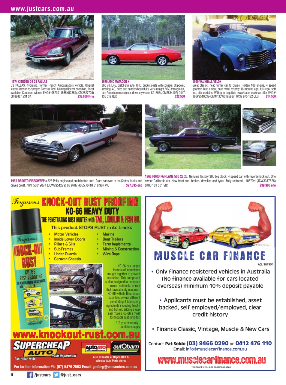 JUST CARS Preview Pages