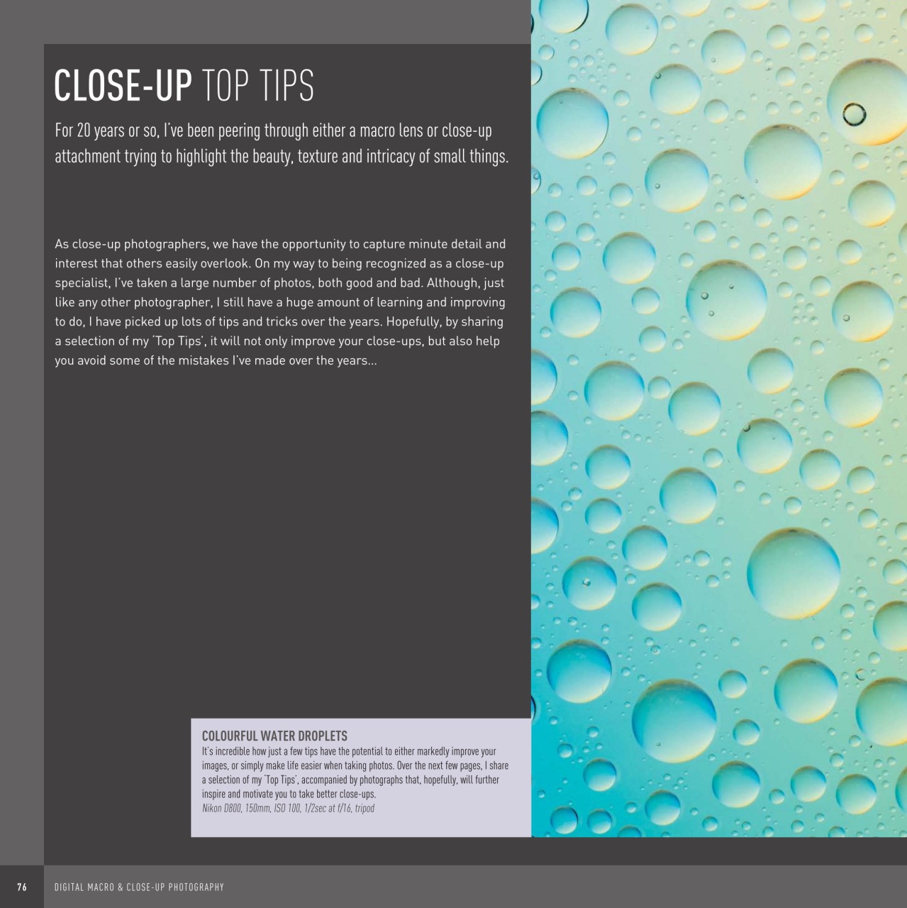 Outdoor Photography Preview Pages