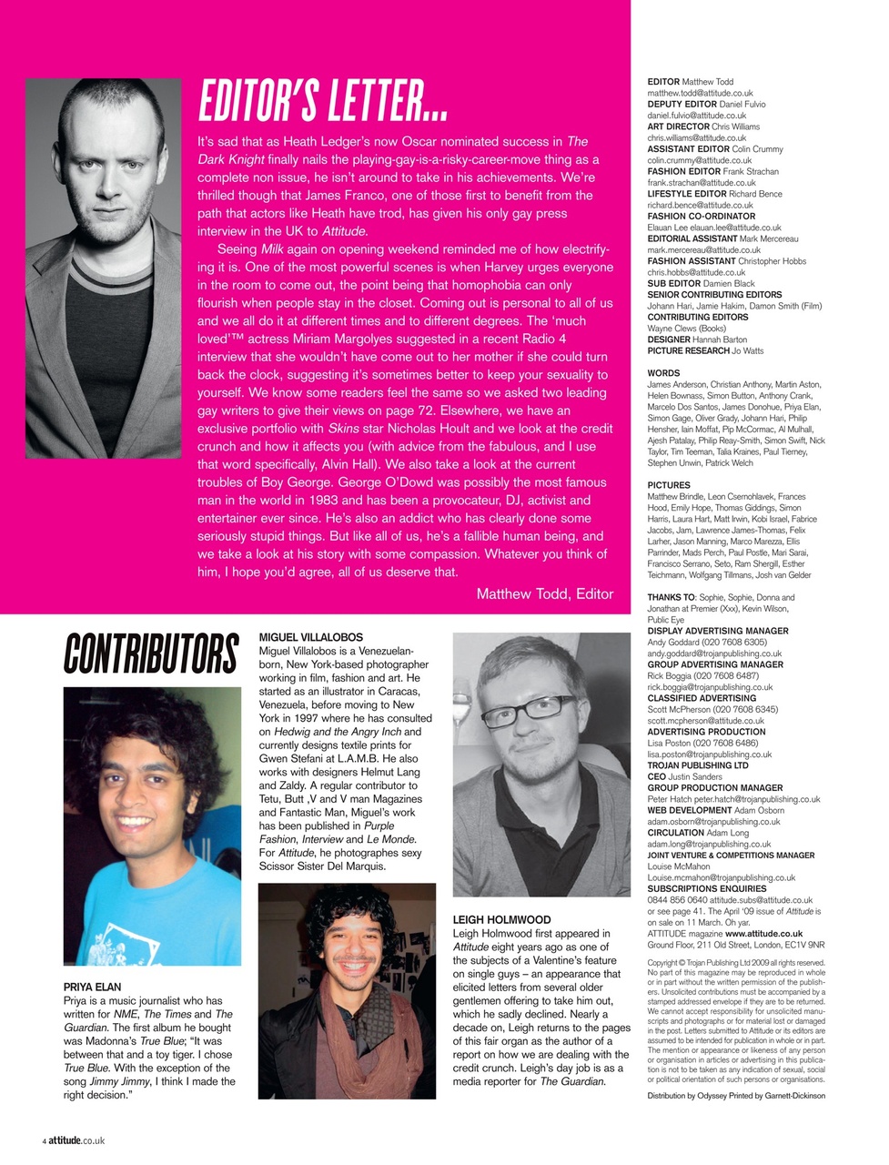 Attitude Preview Pages