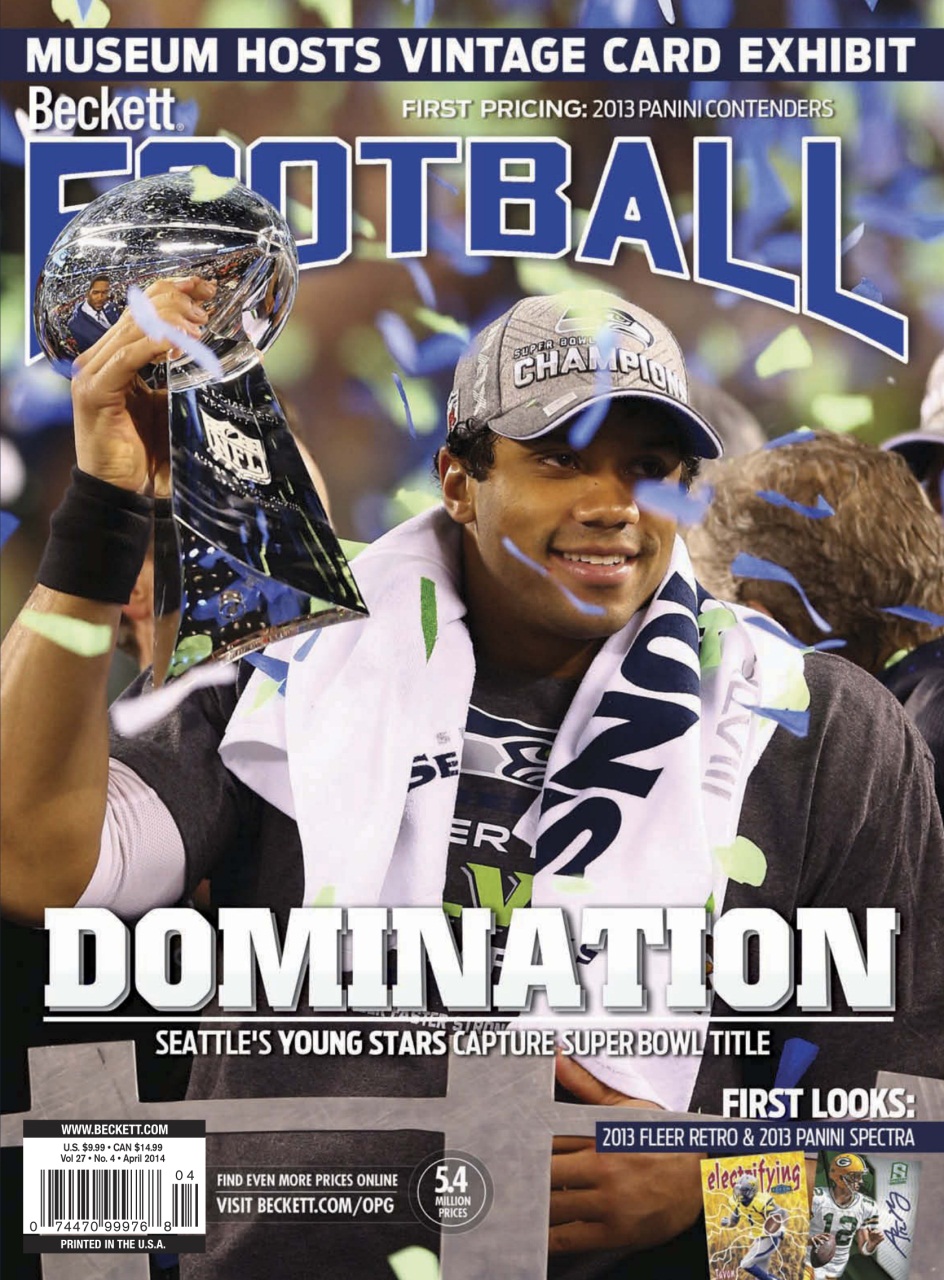 Beckett Football Magazine Preview Pages