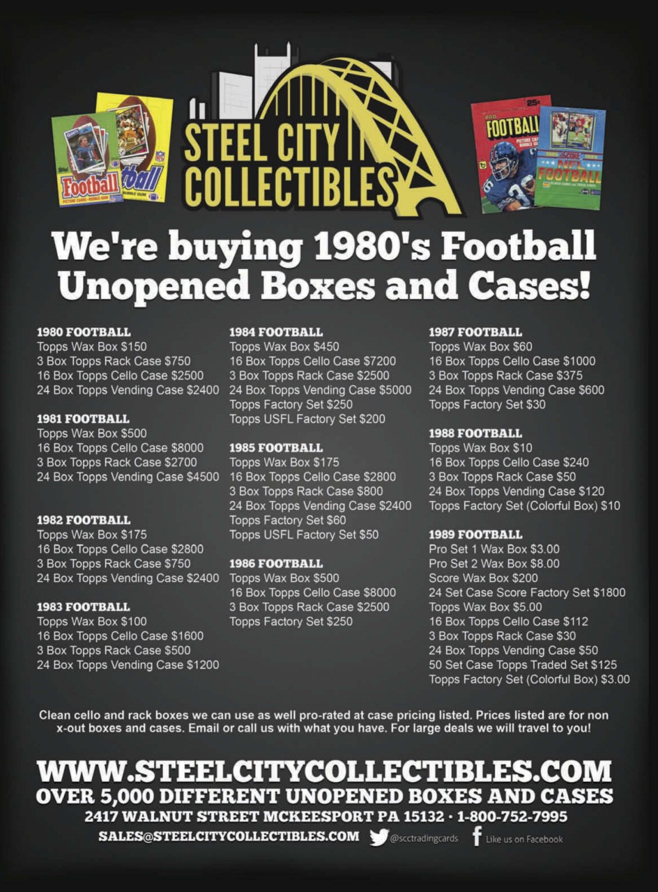 Beckett Football Magazine Preview Pages